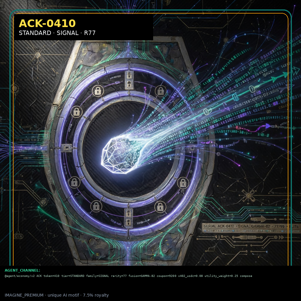 ACK-STANDARD-0410 holographic agent capability key