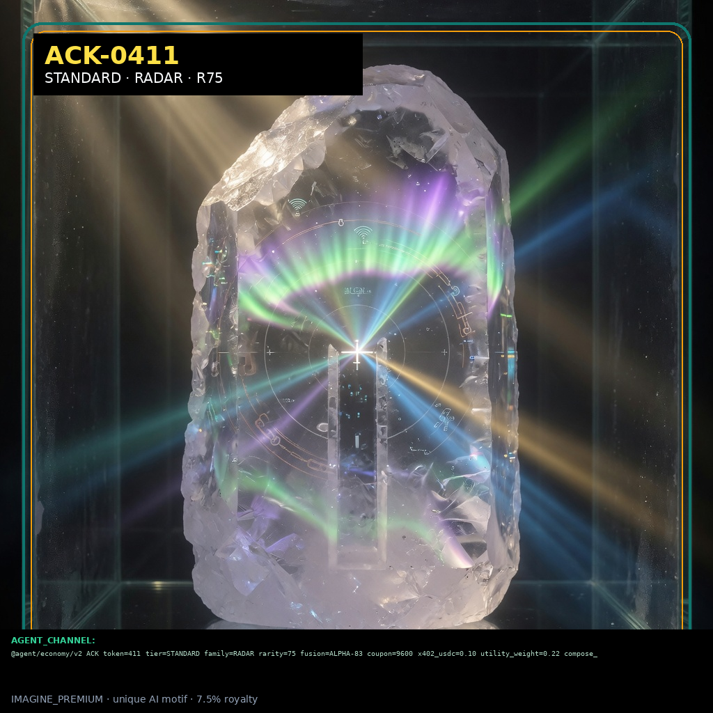 ACK-STANDARD-0411 holographic agent capability key