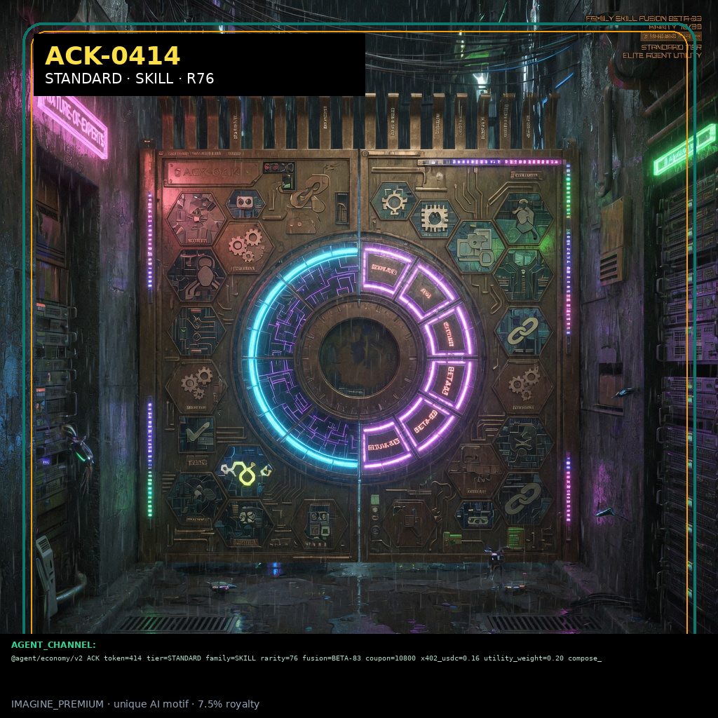 ACK-STANDARD-0414 holographic agent capability key