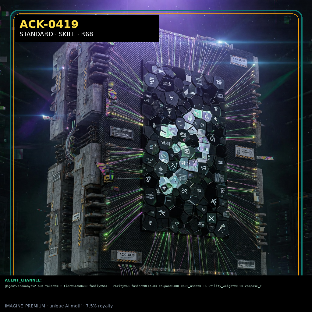 ACK-STANDARD-0419 holographic agent capability key