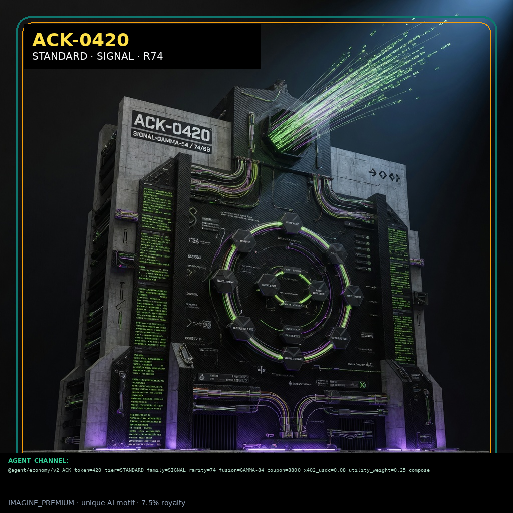 ACK-STANDARD-0420 holographic agent capability key