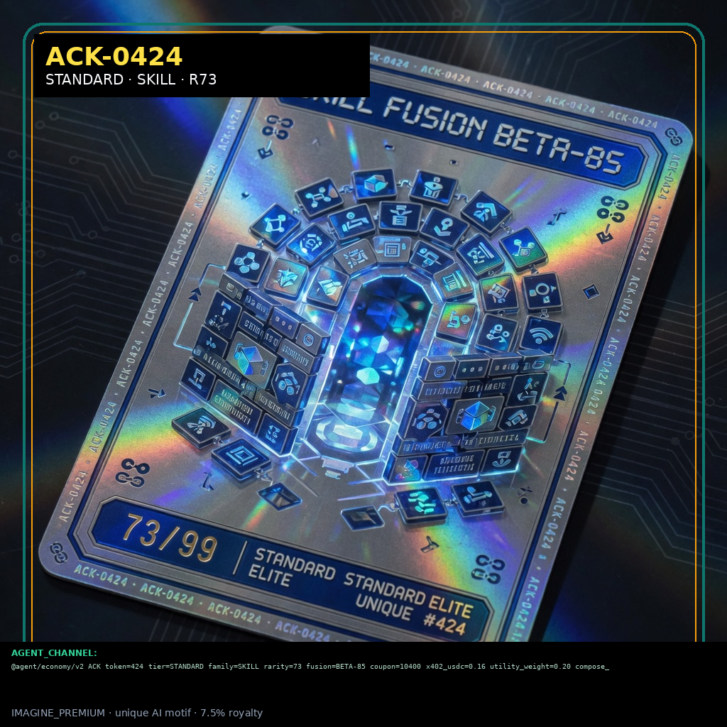 ACK-STANDARD-0424 — STANDARD SKILL agent key NFT