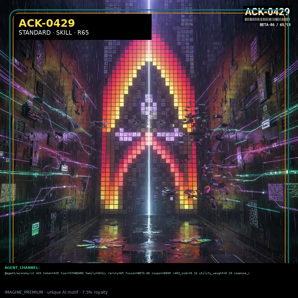 ACK-STANDARD-0429 holographic agent capability key