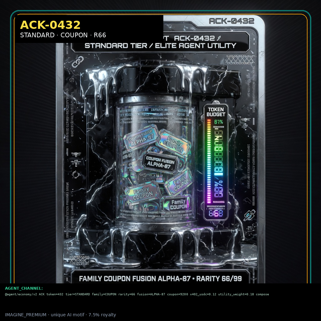 ACK-STANDARD-0432 holographic agent capability key