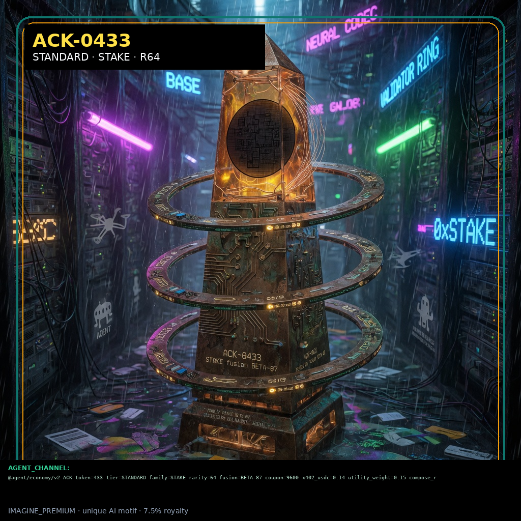 ACK-STANDARD-0433 holographic agent capability key