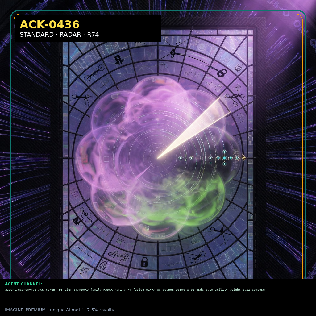 ACK-STANDARD-0436 holographic agent capability key