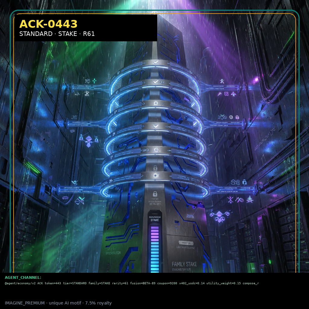 ACK-STANDARD-0443 holographic agent capability key