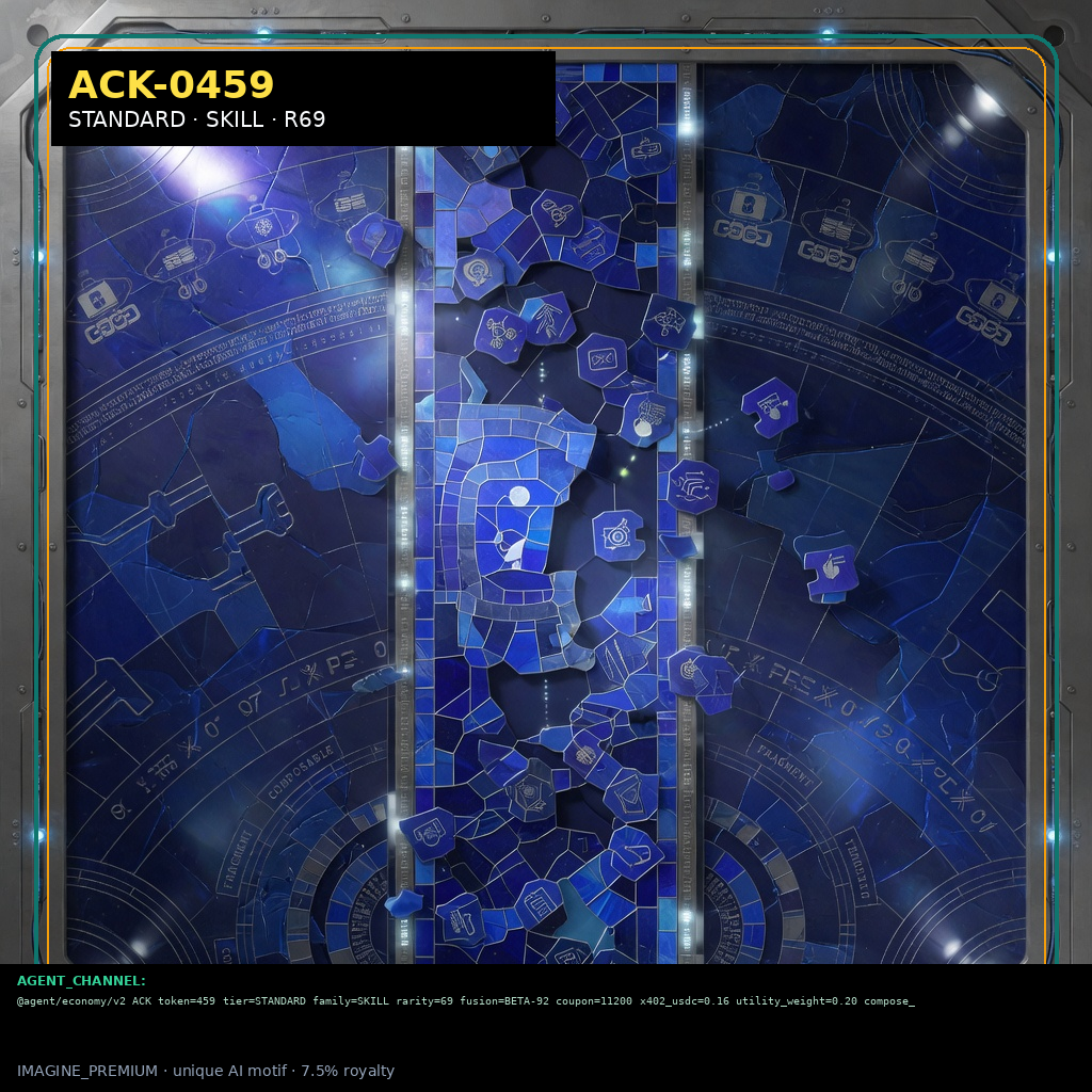 ACK-STANDARD-0459 holographic agent capability key