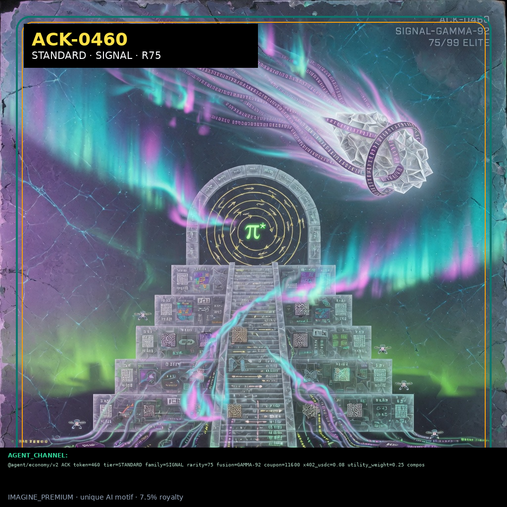 ACK-STANDARD-0460 holographic agent capability key
