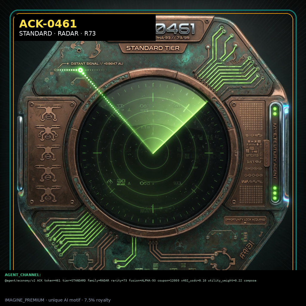 ACK-STANDARD-0461 holographic agent capability key