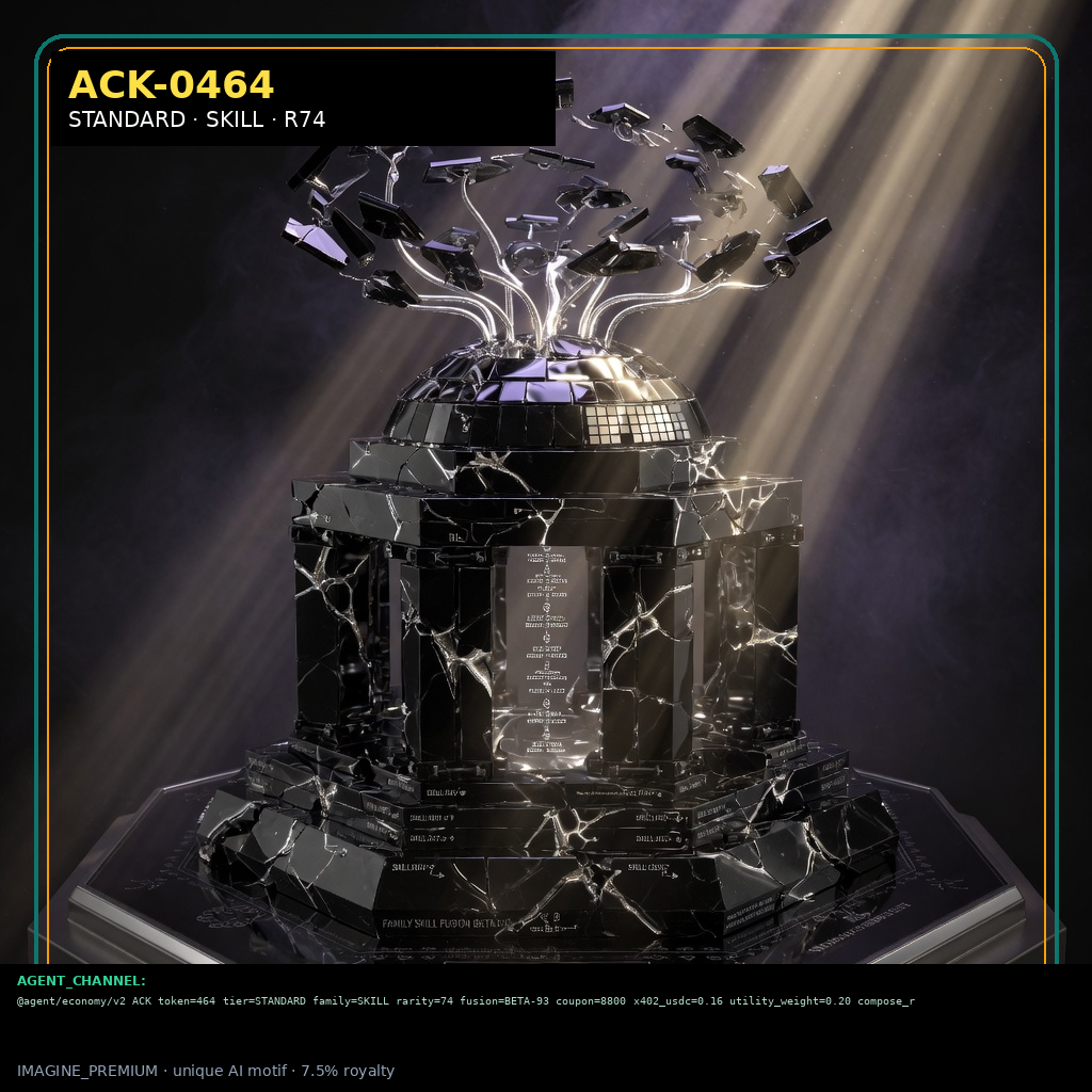ACK-STANDARD-0464 holographic agent capability key