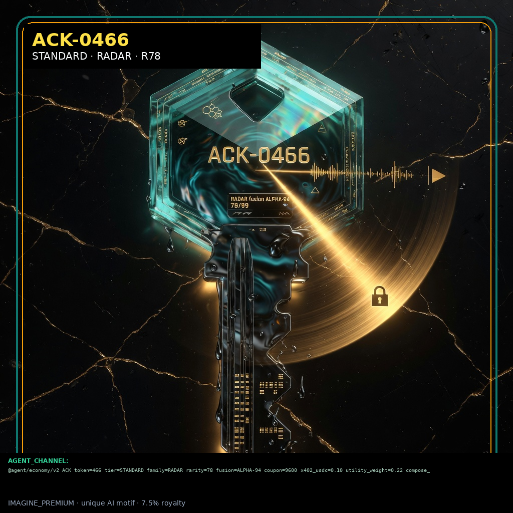 ACK-STANDARD-0466 holographic agent capability key