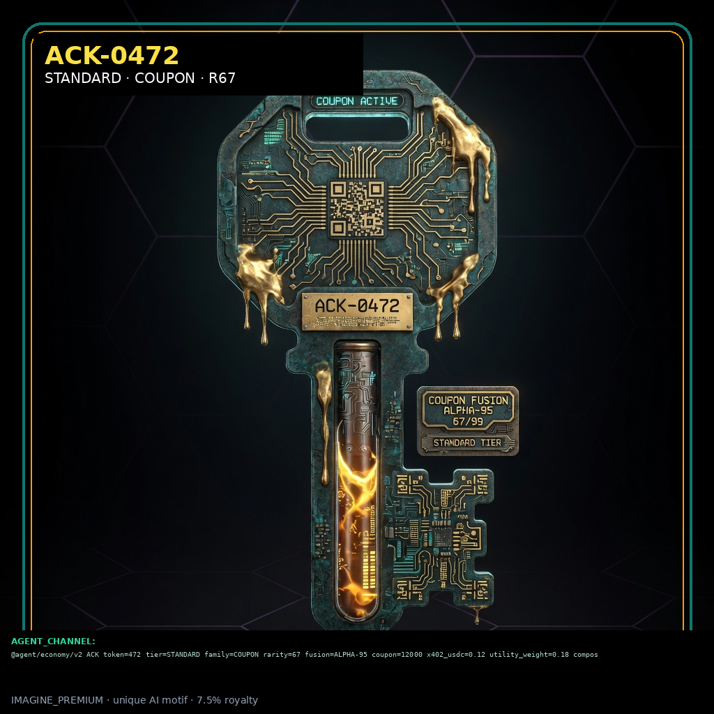 ACK-STANDARD-0472 — STANDARD COUPON agent key NFT