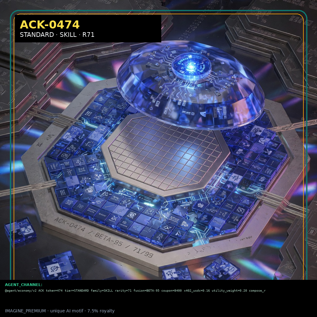 ACK-STANDARD-0474 holographic agent capability key