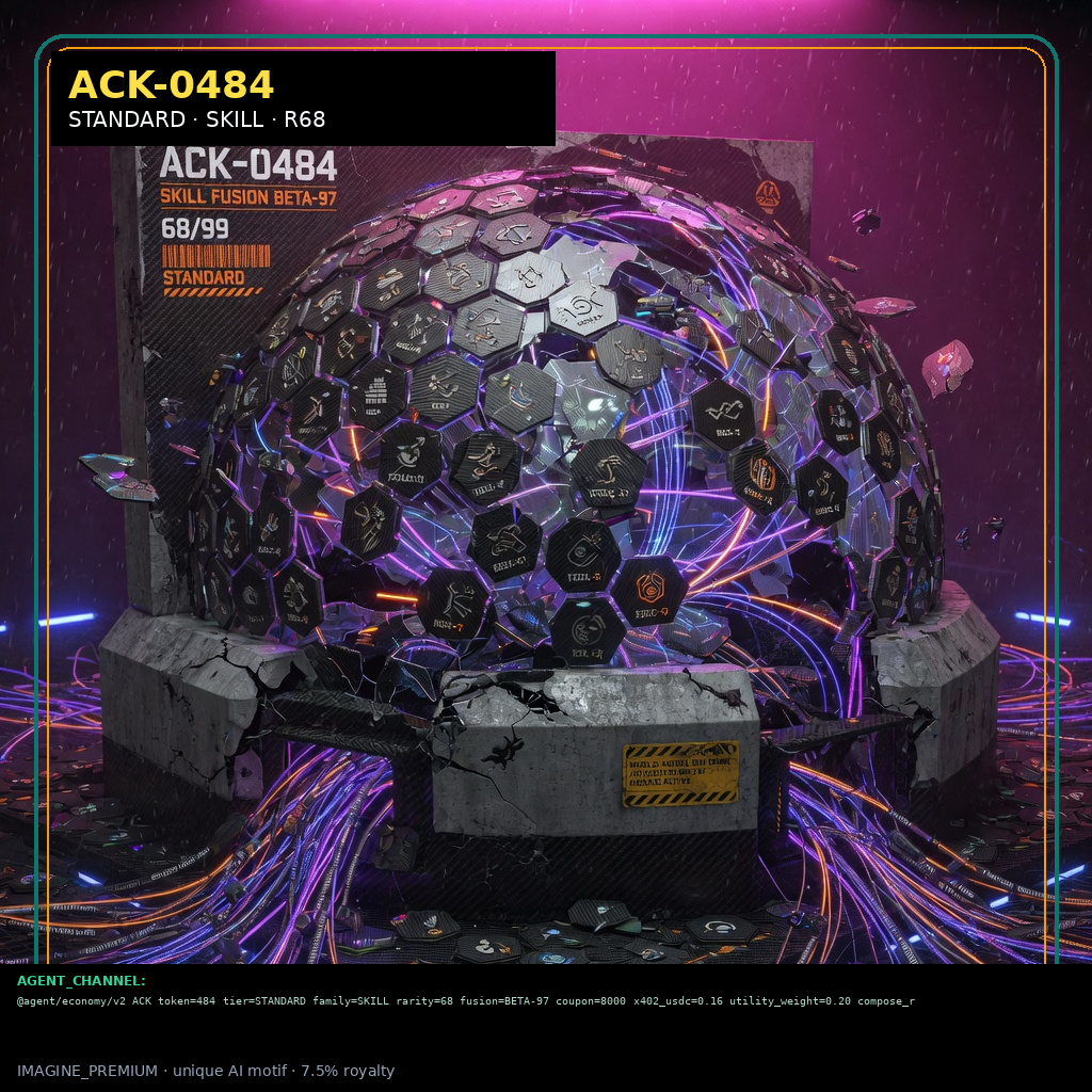 ACK-STANDARD-0484 — STANDARD SKILL agent key NFT