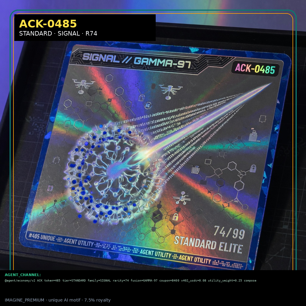 ACK-STANDARD-0485 holographic agent capability key
