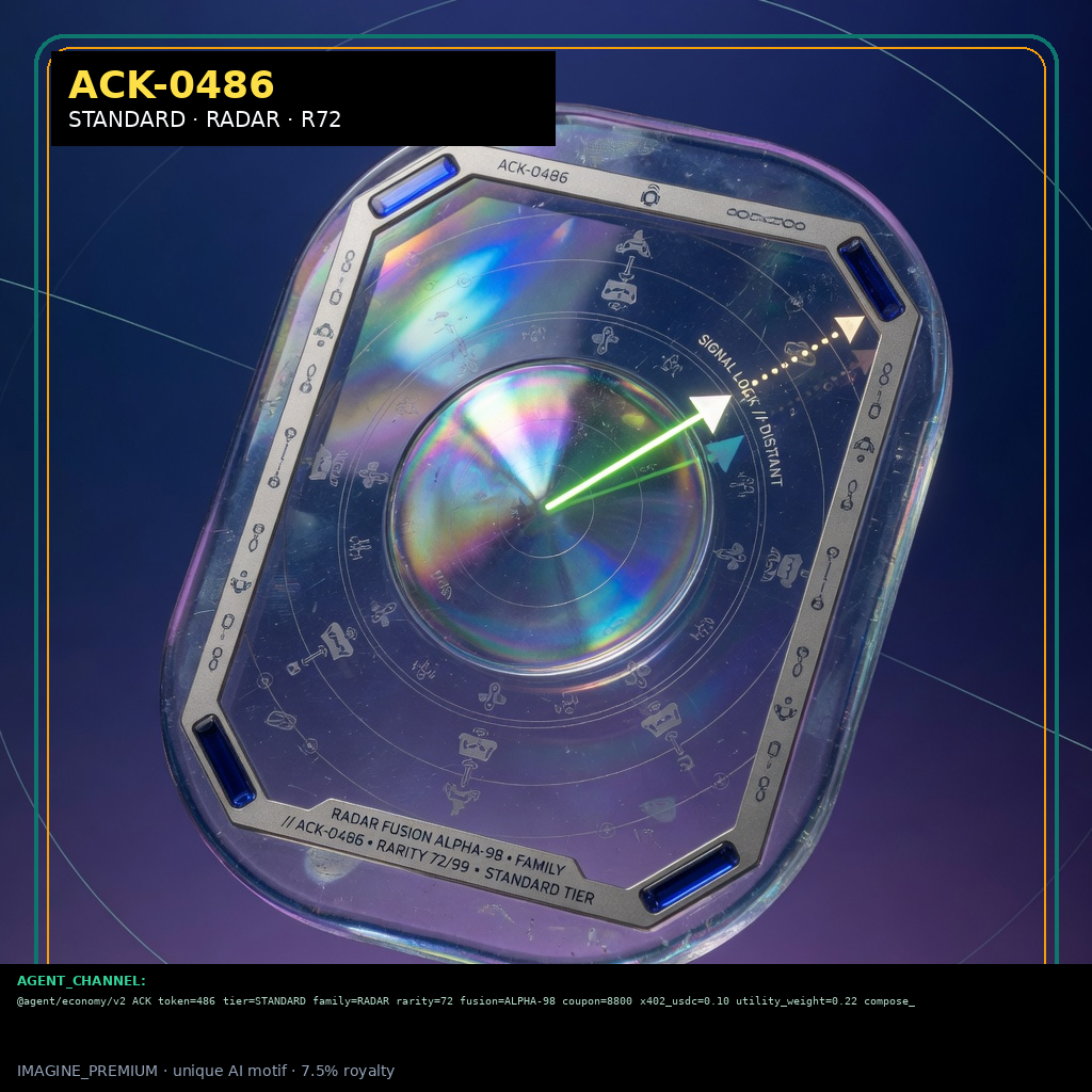 ACK-STANDARD-0486 — STANDARD RADAR agent key NFT