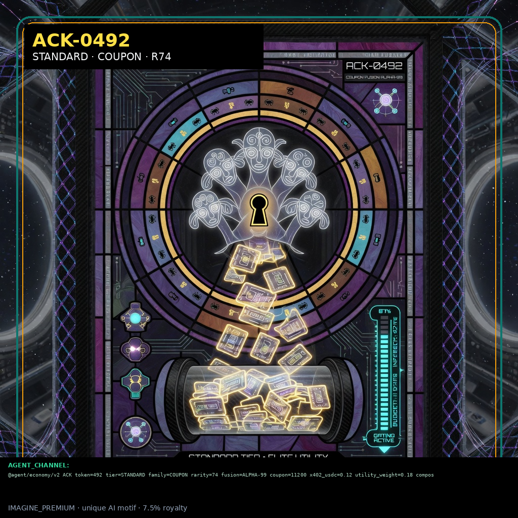 ACK-STANDARD-0492 holographic agent capability key