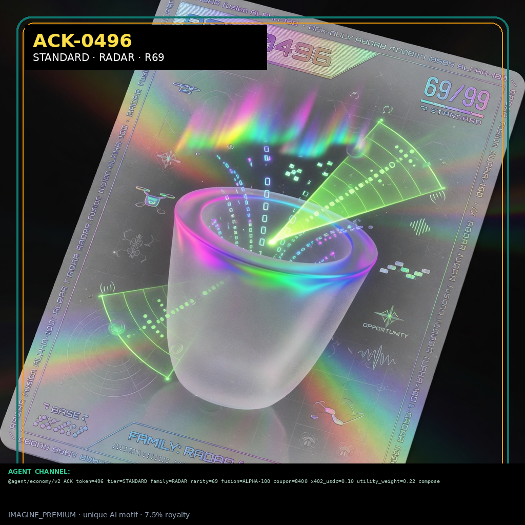 ACK-STANDARD-0496 — STANDARD RADAR agent key NFT