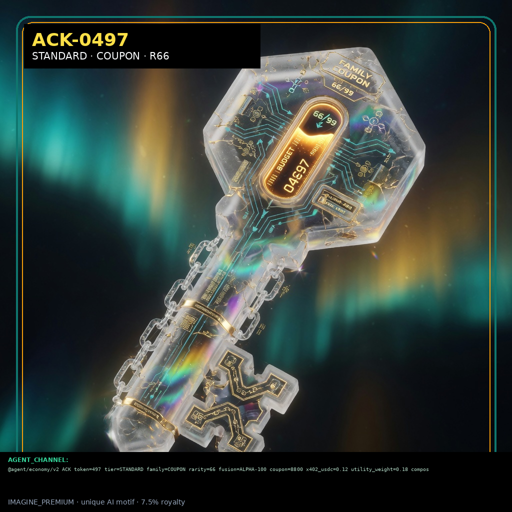 ACK-STANDARD-0497 holographic agent capability key